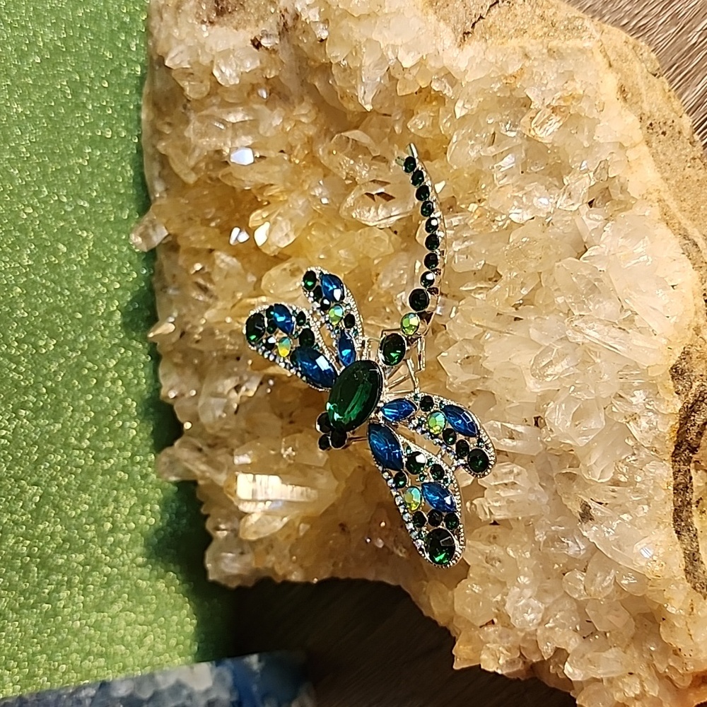 3 Dragonflies and 1 turtle brooches. - Picture 4 of 7